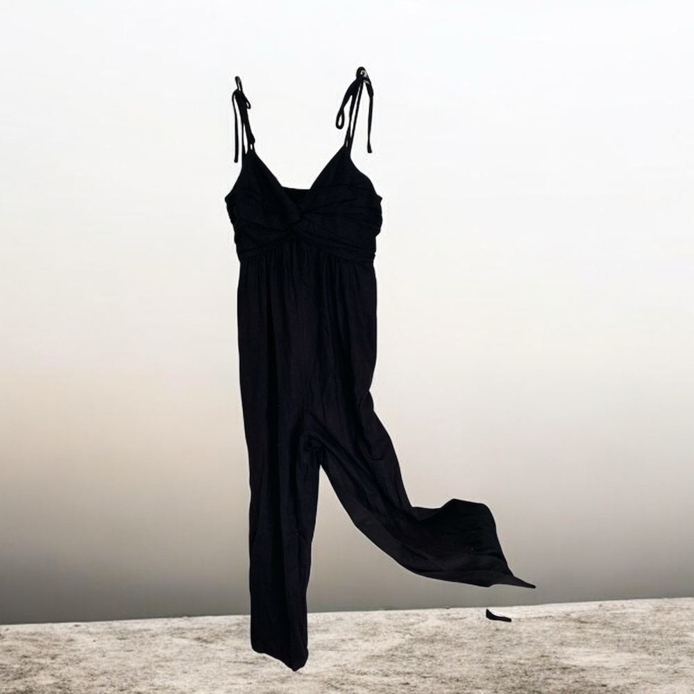 NWT Old Navy Black jumpsuit with adjustable spaghetti straps SZ: S